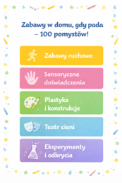 Zabawy w domu, gdy pada – poradnik PDF