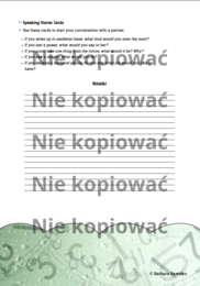 Karta pracy "Lost in Time" - reading/speaking, użycie should/must/can B1