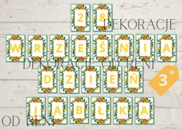 GIRLANDA: 28 WRZEŚNIA DZIEŃ JABŁKA