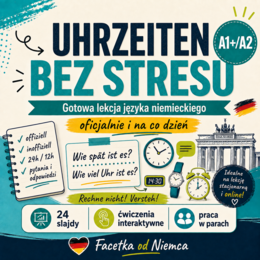 Wie spät ist es? – godziny po niemiecku bez stresu | A1/A2 | 90 minut