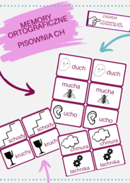 Memory ortograficzne - zestaw