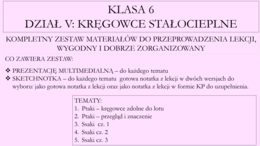 Klasa 6 - Kręgowce stałocieplne - zestaw