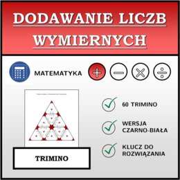 Trimino - Dodawanie liczb wymiernych | matematyka
