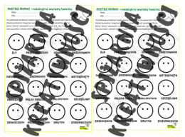MISTRZ MIMIKI - rozszyfruj wyrazy twarzy (wersja 2) zajęcia TUS, rewalidacja, godziny wychowawcze