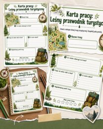 Leśny przewodnik turystyczny
