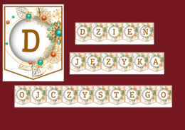 DZIEŃ JĘZYKA OJCZYSTEGO – biblioteka – GIRLANDA - gazetka – wersja 5