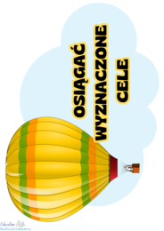 TO TWÓJ ROK ŻEBY… – Gazetka motywacyjna z balonami