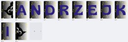 ANDRZEJKI - GIRLANDA NAPIS