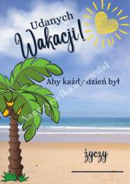 Upominek z batonikiem dla uczniów na zakończenie roku szkolnego