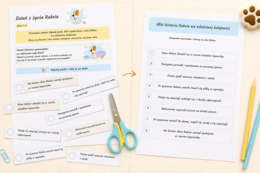 Dzień z życia Reksia. Układanie wydarzeń.