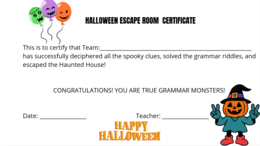 Halloween Escape Room