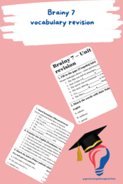 Brainy 7 – Unit 1 – vocabulary revision