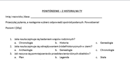 Powtórzenie - Z historią na Ty