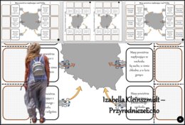 Notatka okienkowa/stacja zadaniowe/notatka interaktywna/notatka graficzna/karta pracy/sketchnotka „Masy powietrza napływające nad Polskę” w pdf do SP. Geografia 7, dział „Środowisko przyrodnicze Polski”. Materiał wykonany na podstawie podręcznika z wydaw