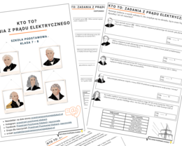 Zadania z prądu elektrycznego (znani fizycy: klasa 8)