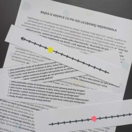 OŚ LICZBOWA - Bajka o Kropce