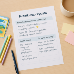 Karty ruchowe „Skacz po kałużach”