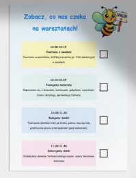 Warsztaty budowy domków dla owadów