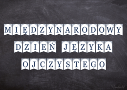 Międzynarodowy Dzień Języka Ojczystego – girlanda do druku (PDF)