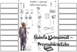 Notatka okienkowa/stacja zadaniowe/notatka/notatka graficzna/karta pracy/sketchnotka „Szkło i sprzęt laboratoryjny”, „Zasady bezpieczeństwa na lekcji chemii” w pdf. Chemia 7, dział „Substancje”. Materiał wykonany na podstawie podręcznika z wydawnictwa MA