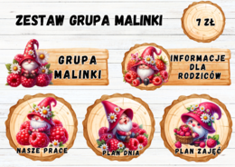 ZESTAW GRUPOWY GRUPA "MALINKI"