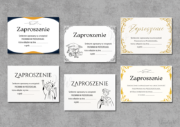 Pasowanie na Przedszkolaka - zaproszenia