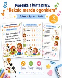 Piosenka z kartą pracy: „Reksio merda ogonkiem”