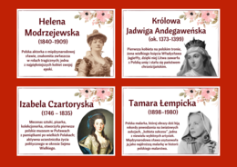 DZIEŃ KOBIET – – gazetka – SŁAWNE POLKI – biblioteka – świetlica – 24 strony – wersja 2