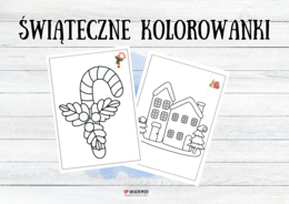 KOLOROWANKI ZIMA BOŻE NARODZENIE
