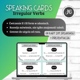 IRREGULAR VERBS – SPEAKING CARDS