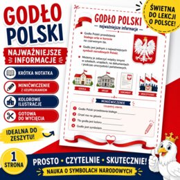 Wklejka. Godło Polski - najważniejsze informacje