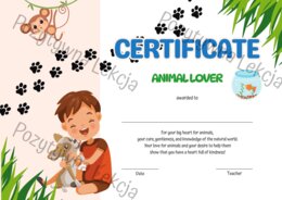 Certificates for Kids/Dyplomy dla dzieci w języku angielskim