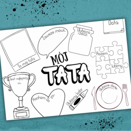 OPOWIEDZ O SWOIM TACIE - Dzień Ojca / tata / opis taty