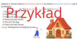 Pronuons- zaimki osobowe i dzierżawcze