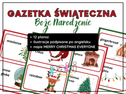 Merry Christmas // gazetka // słownictwo