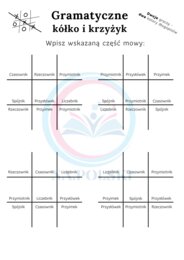 Gramatyczne kółko i krzyżyk