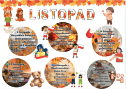 Gazetka szkolna „LISTOPAD” – najważniejsze święta miesiąca|25 stron do druku|Grafiki w różnych rozmiarach|Wiele możliwości aranżacji