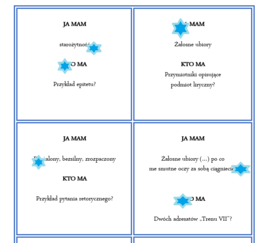 Ja mam, Kto ma... TRENY