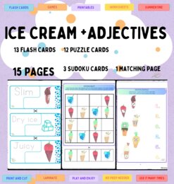 Summer: ice creams and adjectives. LATO Lody i ich smaki przymiotniki angielskie