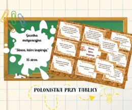 Motywująca/ motywacyjna gazetka całoroczna „Ściana Inspiracji” „Słowa, które inspirują"