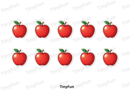 O czym myśli jeżyk? – liczenie jabłek | gra matematyczna dla dzieci