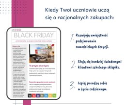 Racjonalne zakupy - pomysły na lekcję z zakupami w tle + infografika
