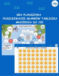 Darmowa Gra Planszowa na Mnożenie + Żetony (PREZENT) | PDF do druku