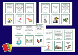🎴 Gra „Karuta – CYTATY - ♦️Pierwsze zdania z lektur z kl. 4-8 – powtórka 🎯 - język polski - biblioteka