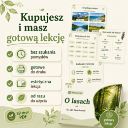 Prezentacja na lekcję. "O lasach".
