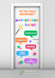 MAGICZNE SŁOWA - Dekoracja/gazetka