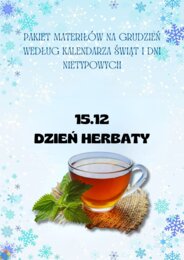 PAKIET MATERIAŁÓW NA GRUDZIEŃ WEDŁUG KALENDARZA ŚWIĄT I DNI NIETYPOWYCH