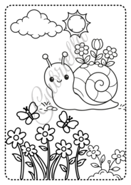 Kolorowanka wiosenna