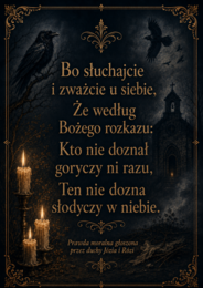 Dekoracje na gazetkę Adam Mickiewicz Dziady Narodowe czytanie
