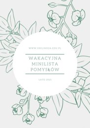Wakacyjna Minilista Pomysłów